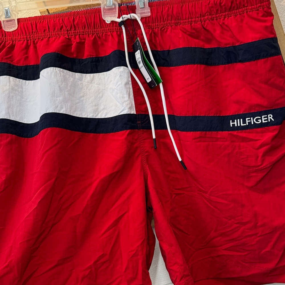 Red Swim Shorts for Men